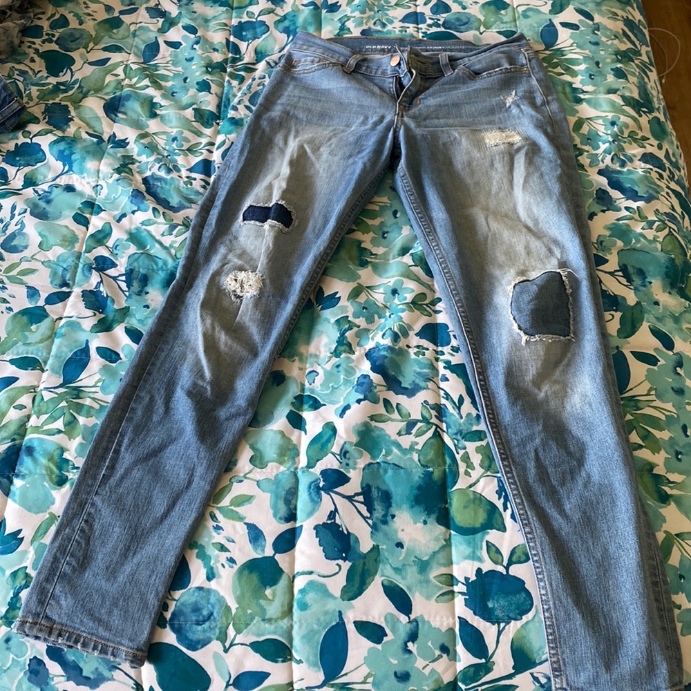 Old navy boyfriend skinny jeans